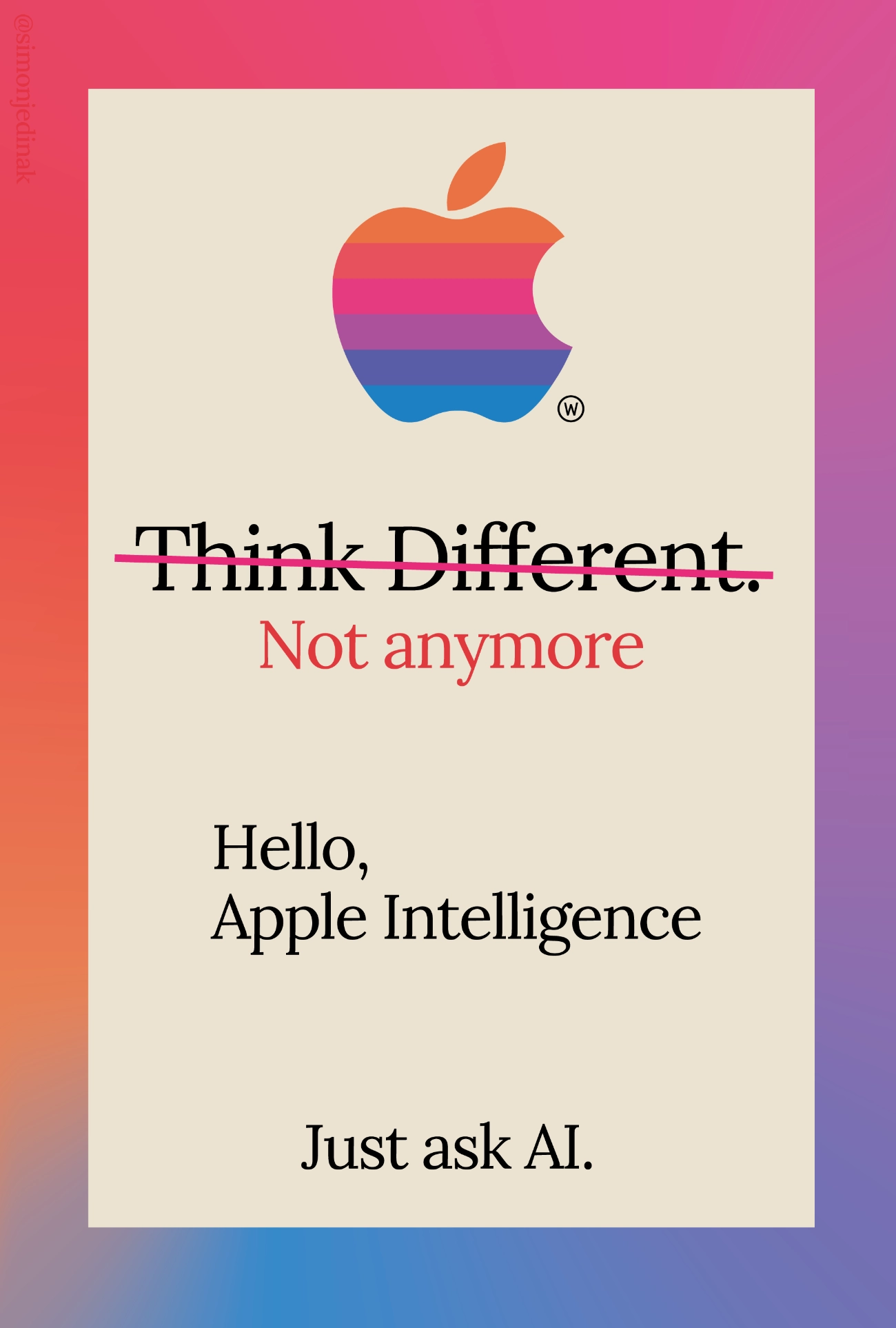 Apple Intlligence Plagát