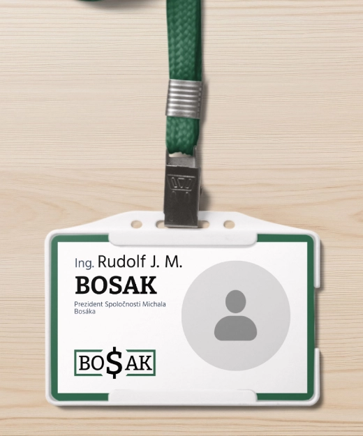 BOSAK name tag