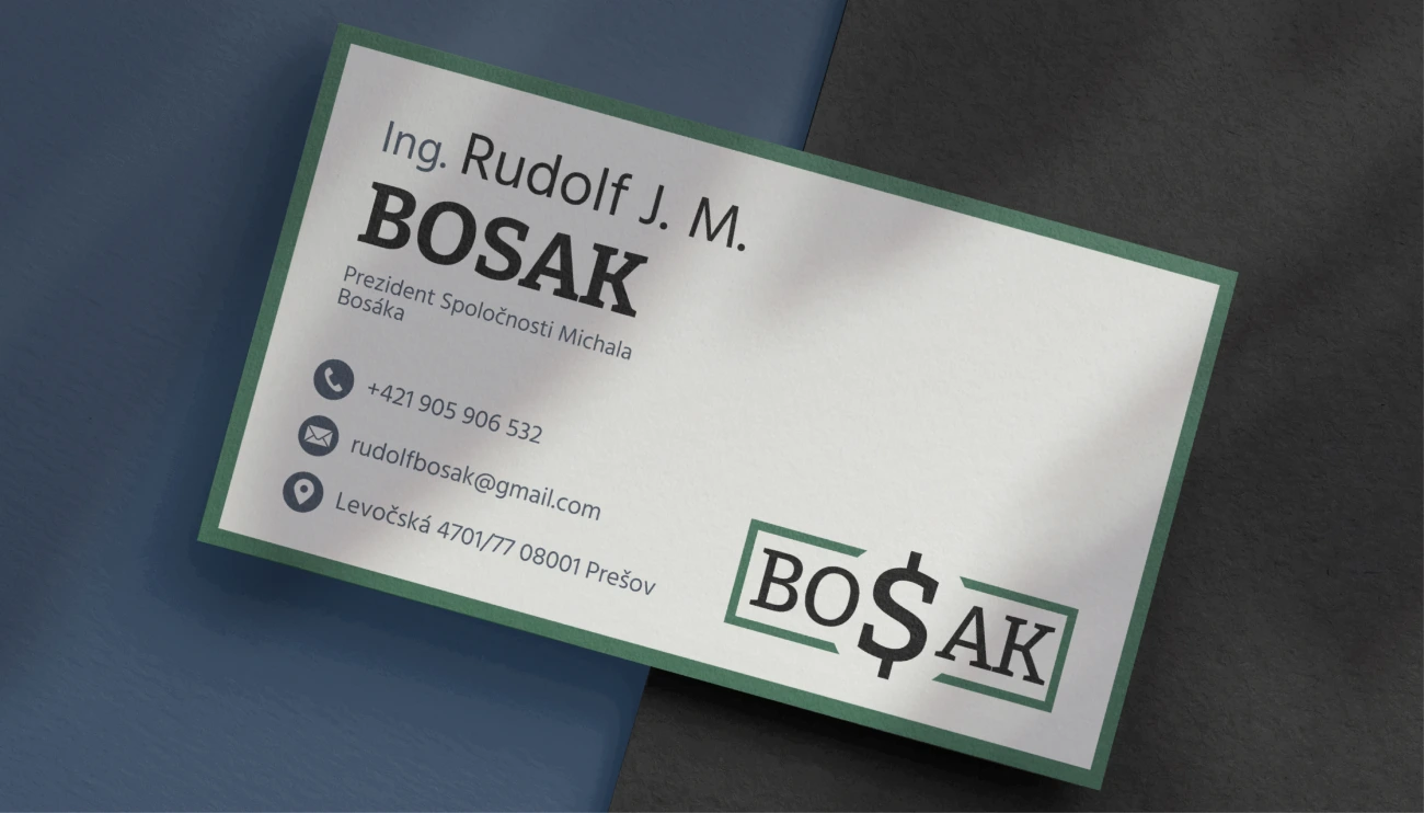 BOSAK business card